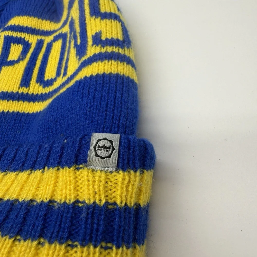 SDSU SOUTH DAKOTA STATE 2022 Champions NCAA Football Beanie Stocking Hat Cap Pom